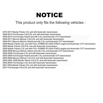Arbre d'essieu CV avant droit, pour Ford Escape Mazda hommage Mercury Mariner