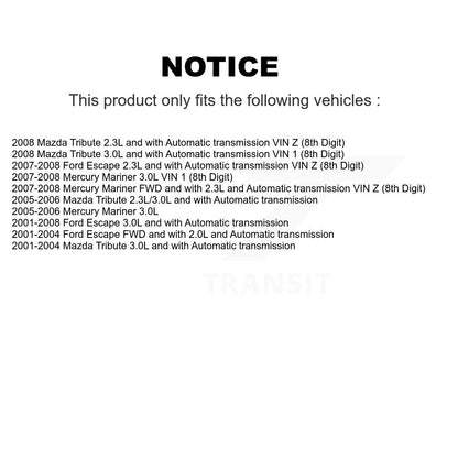 Arbre d'essieu CV avant gauche, pour Ford Escape Mazda hommage Mercury Mariner