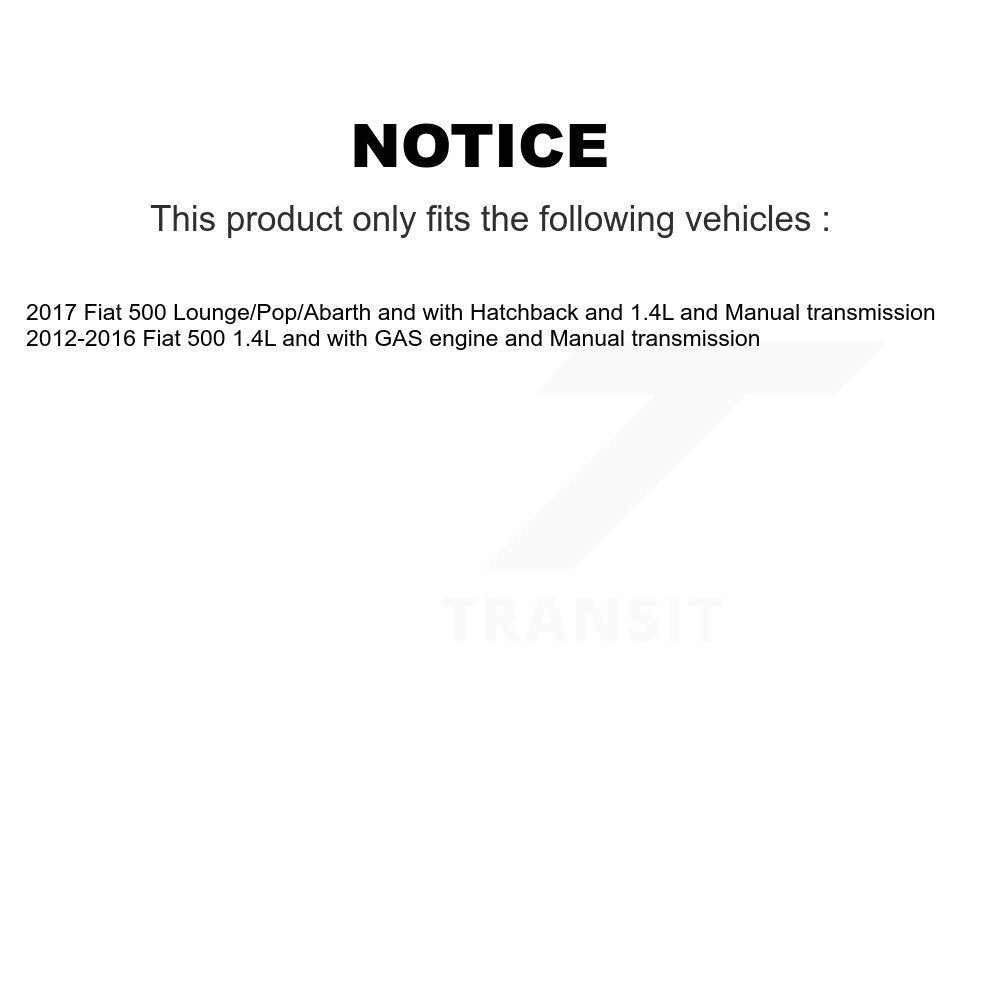 Arbre d'essieu CV avant gauche pour Fiat 500 NCV-FI76005