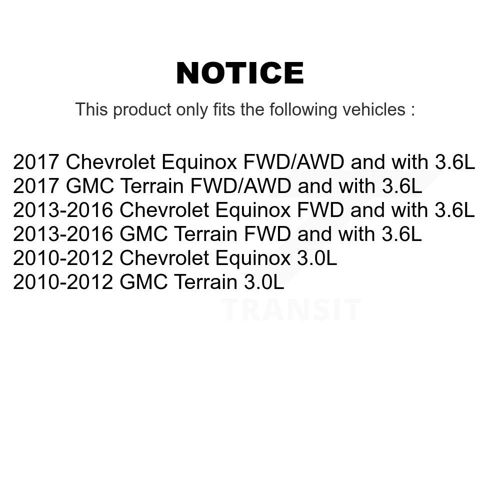 Arbre d'essieu CV avant gauche pour Chevrolet Equinox GMC Terrain NCV-GM10086