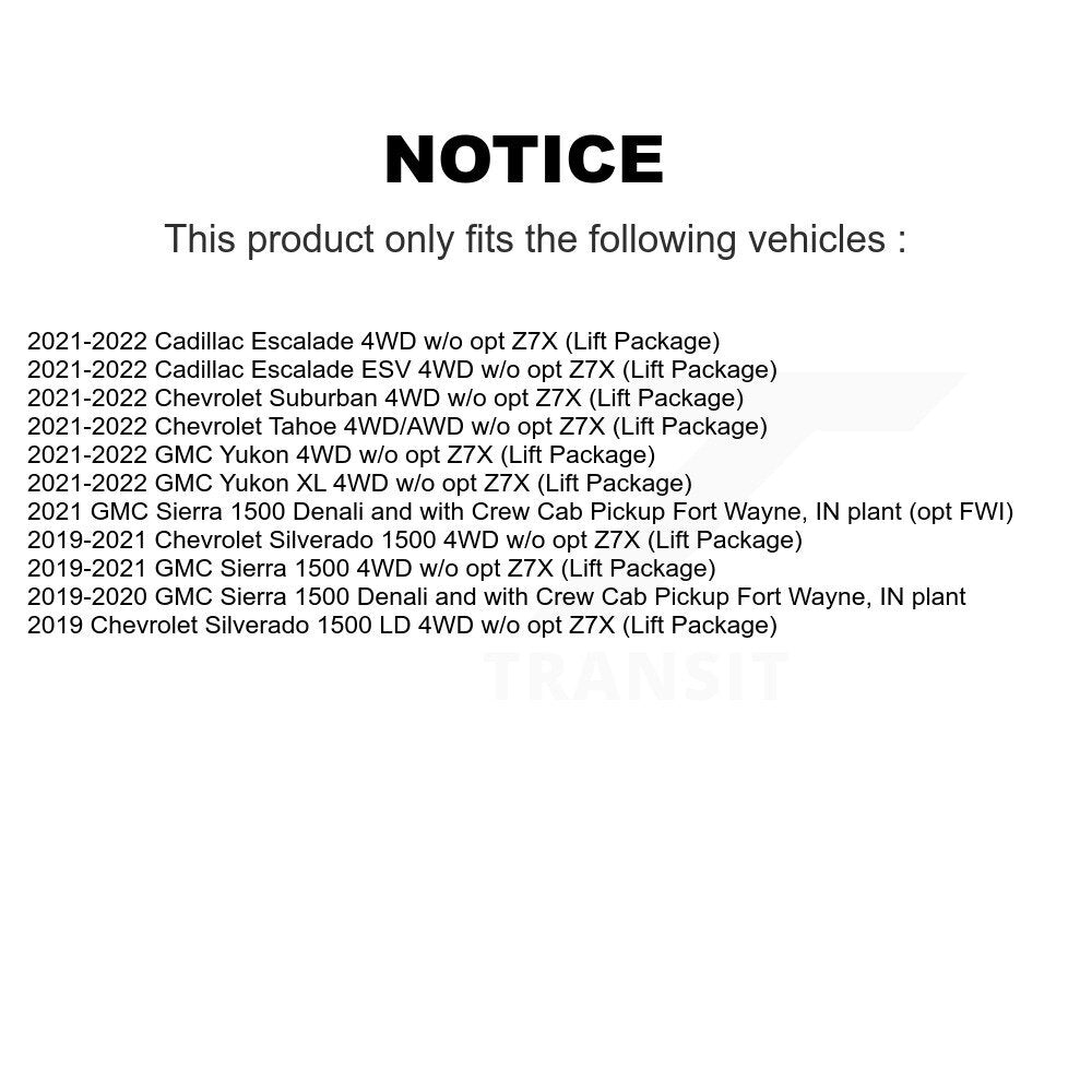 Arbre d'essieu CV avant, pour Chevrolet GMC Silverado 1500 Sierra Yukon Tahoe LD XL