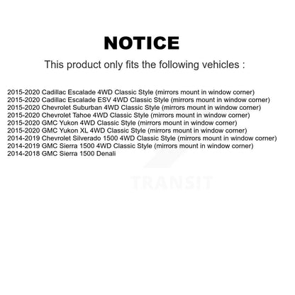 Arbre d'essieu avant CV, pour GMC Chevrolet Sierra 1500 Silverado Tahoe Yukon Cadilla
