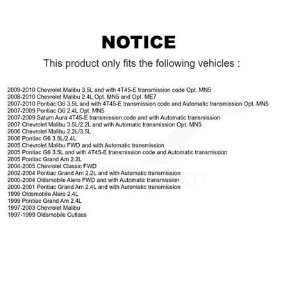 Arbre d'essieu CV avant, pour Chevrolet Malibu Pontiac G6 Grand Am Oldsmobile Alero
