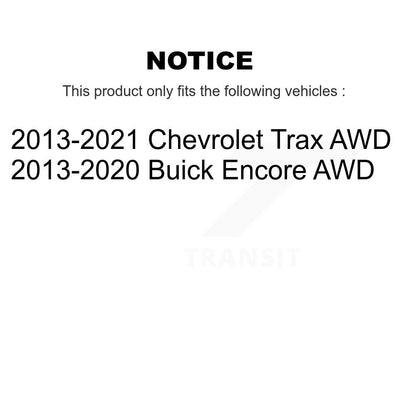 Arbre d'essieu CV avant droit pour Buick Encore Chevrolet Trax AWD NCV-GM16005