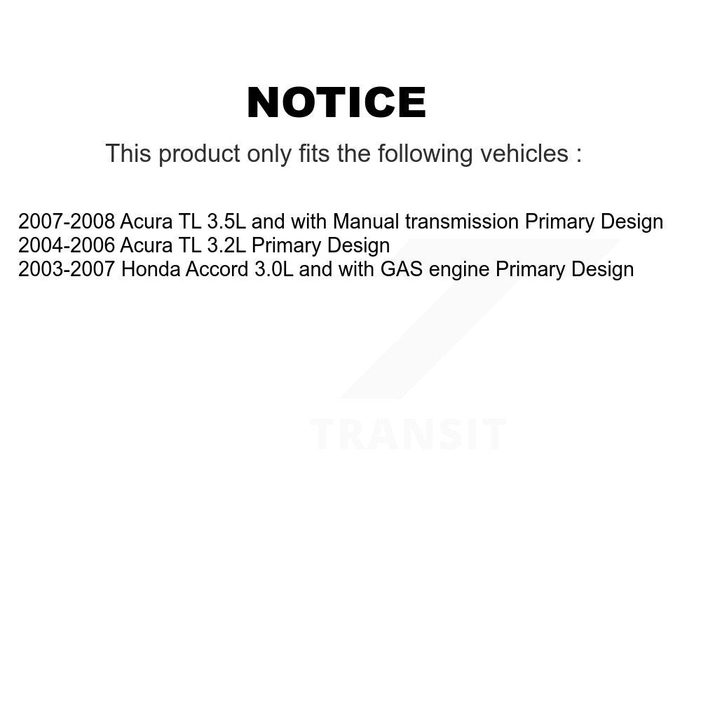 Arbre d'essieu CV avant gauche pour Honda Accord Acura TL, conception primaire NCV-HO36127