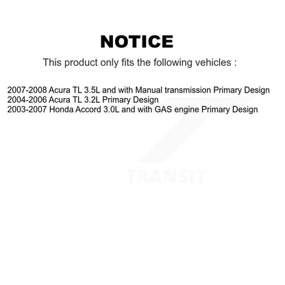 Arbre d'essieu CV avant gauche pour Honda Accord Acura TL, conception primaire NCV-HO36127