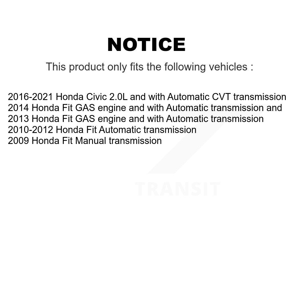 Arbre d'essieu CV avant gauche pour Honda Civic Fit NCV-HO36146