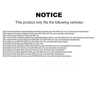Arbre d'essieu CV avant droit pour Honda Pilot Acura MDX passeport NCV-HO36178