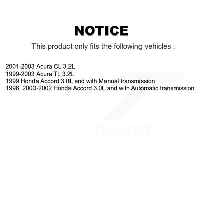 Arbre d'essieu CV avant gauche pour Honda Accord Acura TL CL NCV-HO36533