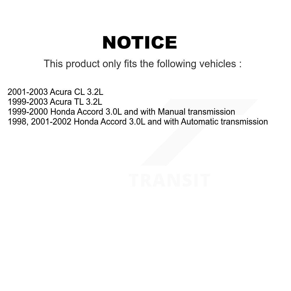 Arbre d'essieu CV avant droit pour Honda Accord Acura TL CL NCV-HO36534