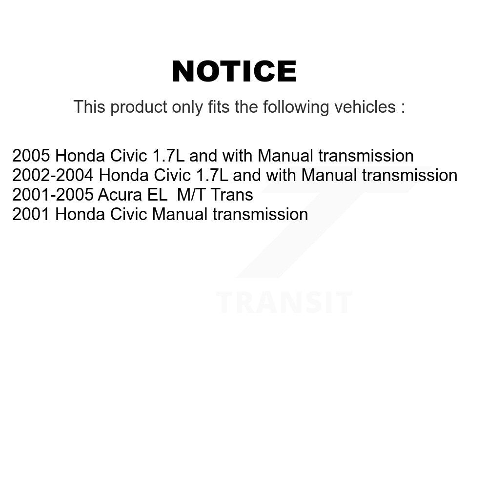 Arbre d'essieu CV avant droit pour Honda Civic Acura EL NCV-HO36556