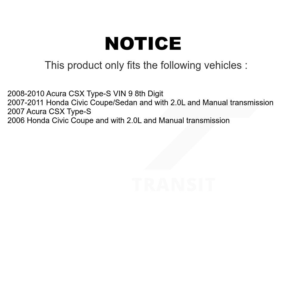 Arbre d'essieu CV avant droit pour Honda Civic Acura CSX NCV-HO36578