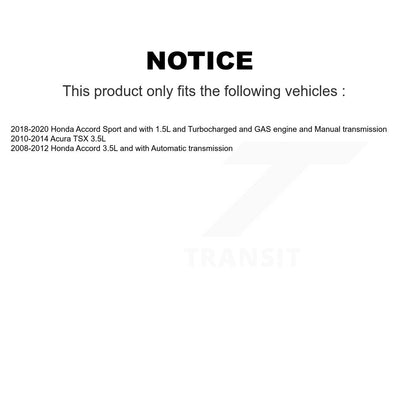 Arbre d'essieu CV avant gauche pour Honda Accord Acura TSX NCV-HO36586
