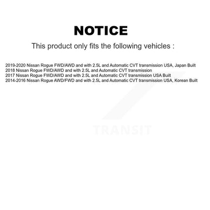 Arbre d'essieu CV avant gauche pour Nissan Rogue NCV-NI53051