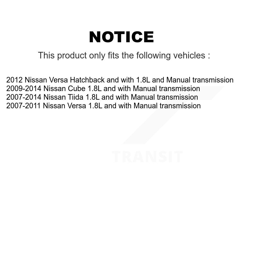 Arbre d'essieu CV avant gauche pour Nissan Versa Cube Tiida NCV-NI53909