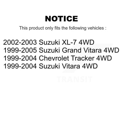 Arbre d'essieu CV avant droit, pour Chevrolet Tracker Suzuki Grand Vitara XL-7 4WD