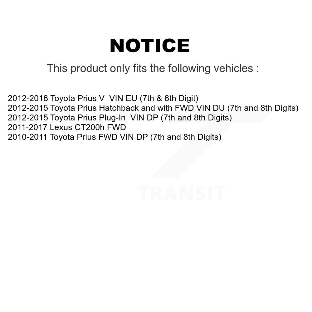 Arbre d'essieu CV avant gauche pour Toyota Prius V Lexus CT200h enfichable NCV-TO69020