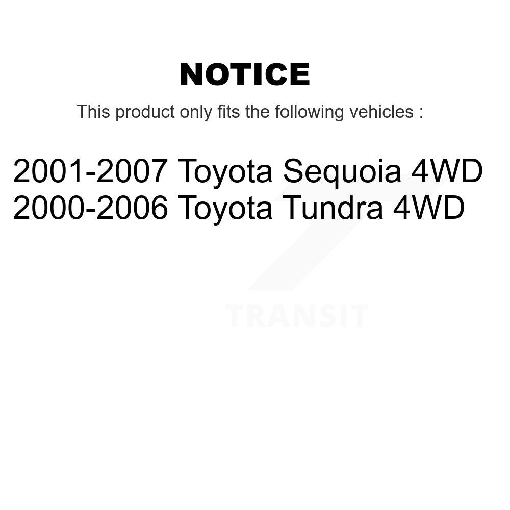 Arbre d'essieu CV avant pour Toyota Tundra Sequoia 4WD NCV-TO69158