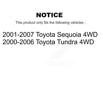 Arbre d'essieu CV avant pour Toyota Tundra Sequoia 4WD NCV-TO69158