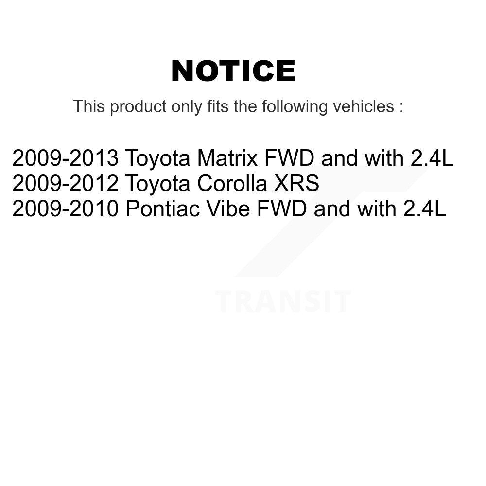 Arbre d'essieu CV avant droit, pour Toyota Corolla Matrix Pontiac Vibe NCV-TO69538