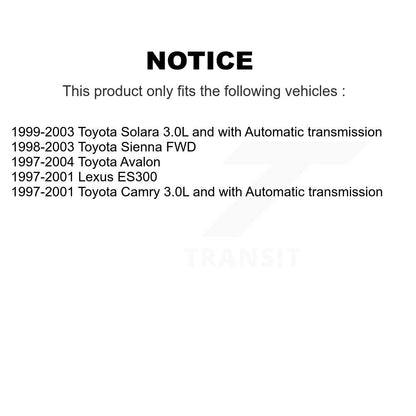 Arbre d'essieu CV avant droit, pour Toyota Camry Sienna Solara Avalon Lexus ES300