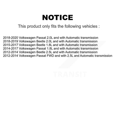 Arbre d'essieu CV avant gauche pour Volkswagen Passat Beetle NCV-VW72130