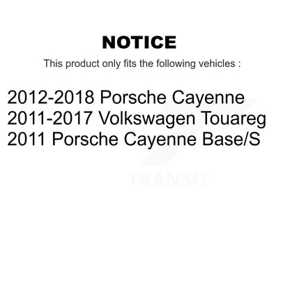 Plaquettes de frein à disque à faible teneur en métal arrière pour Volkswagen Touareg Porsche Cayenne