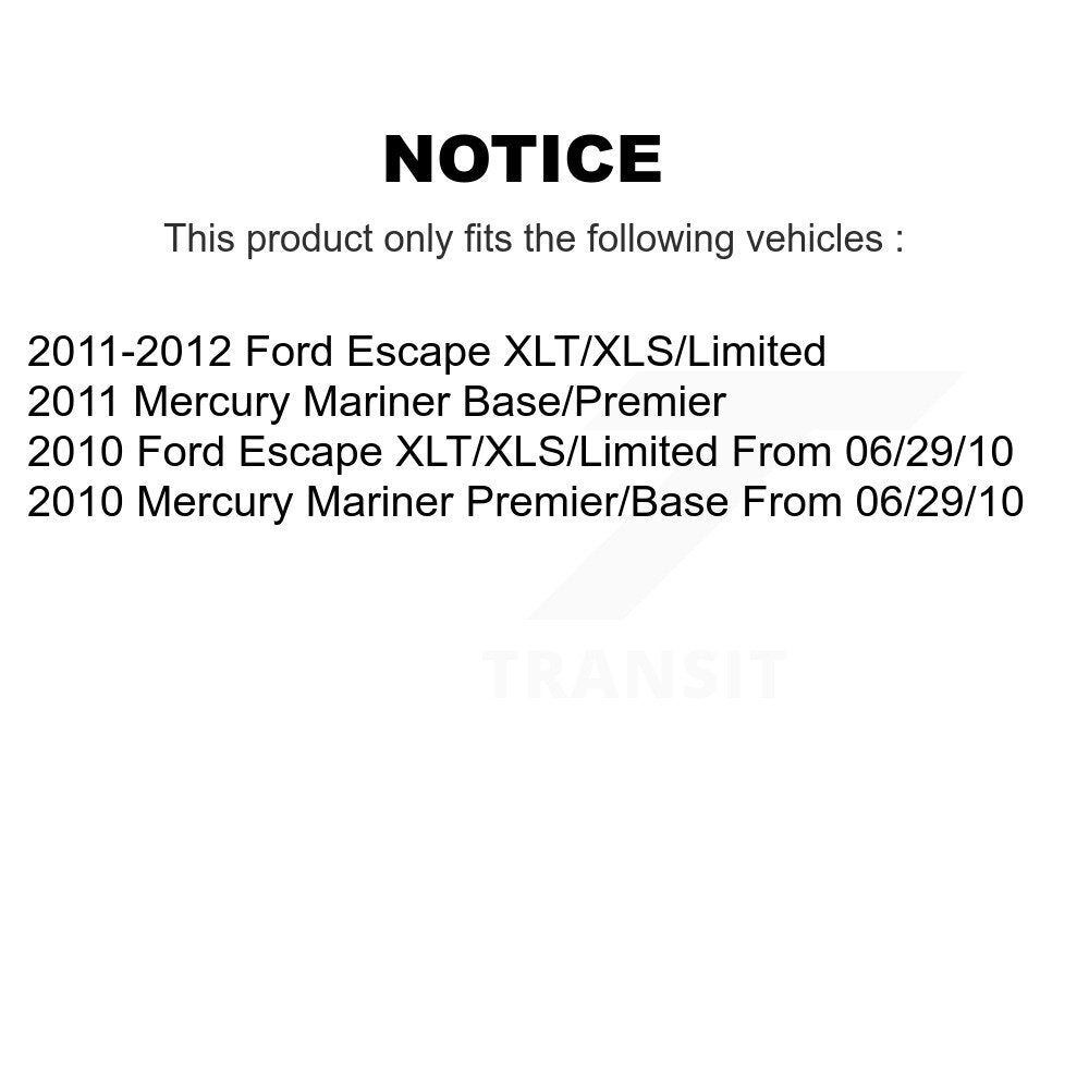 Plaquettes de frein à disque avant en céramique, pour Ford Escape Mercury Mariner NWF-PRC1047B