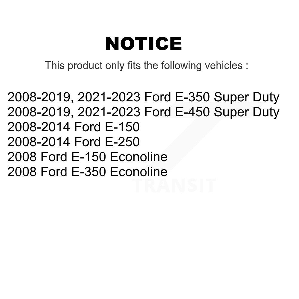 Plaquettes de frein à disque avant en céramique, pour Ford E-350 Super Duty E-250 E-450 E-150