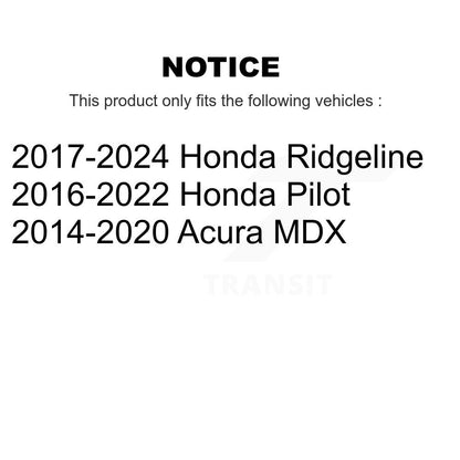 Plaquettes de frein à disque avant en céramique, pour Honda Pilot Acura MDX Ridgeline NWF-PRC1723