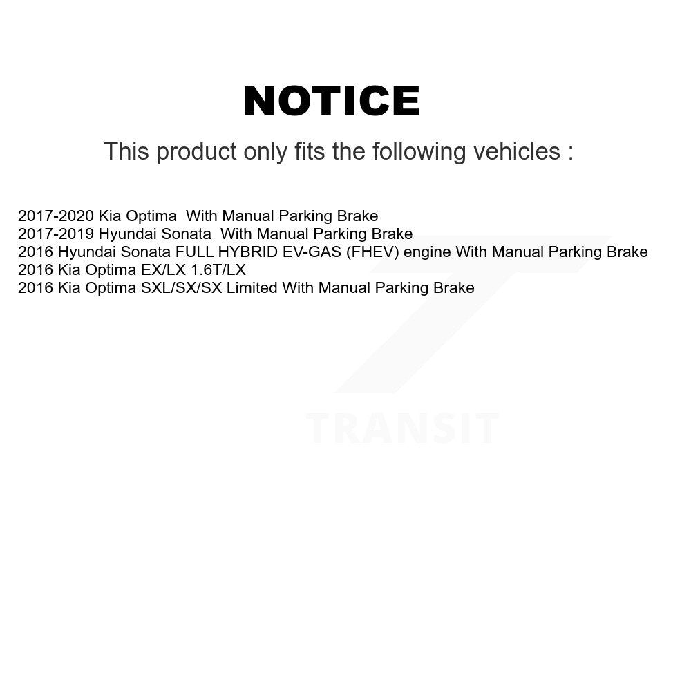 Plaquettes de frein à disque arrière en céramique, pour Hyundai Sonata Kia Optima NWF-PRC1829