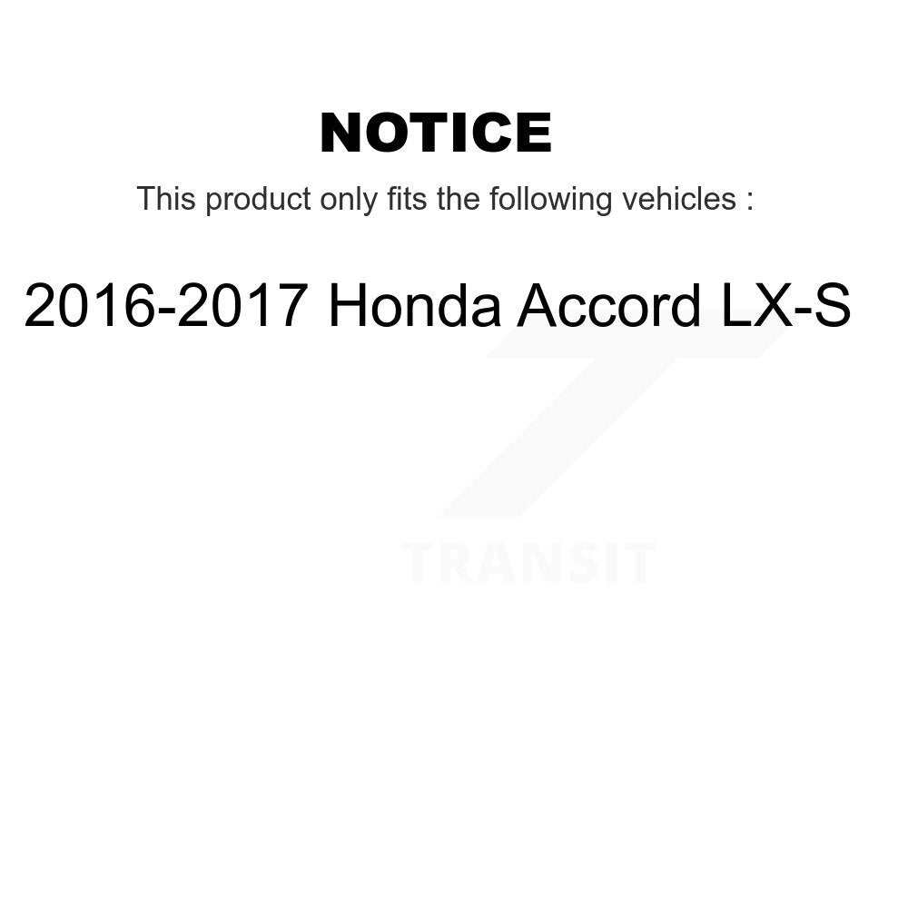Plaquettes de frein à disque avant en céramique pour Honda Accord LX-S 2016 – 2017 NWF-PRC1860