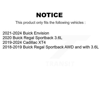 Plaquettes de frein à disque arrière en céramique, pour Cadillac XT4 Buick Envision Regal Sportback