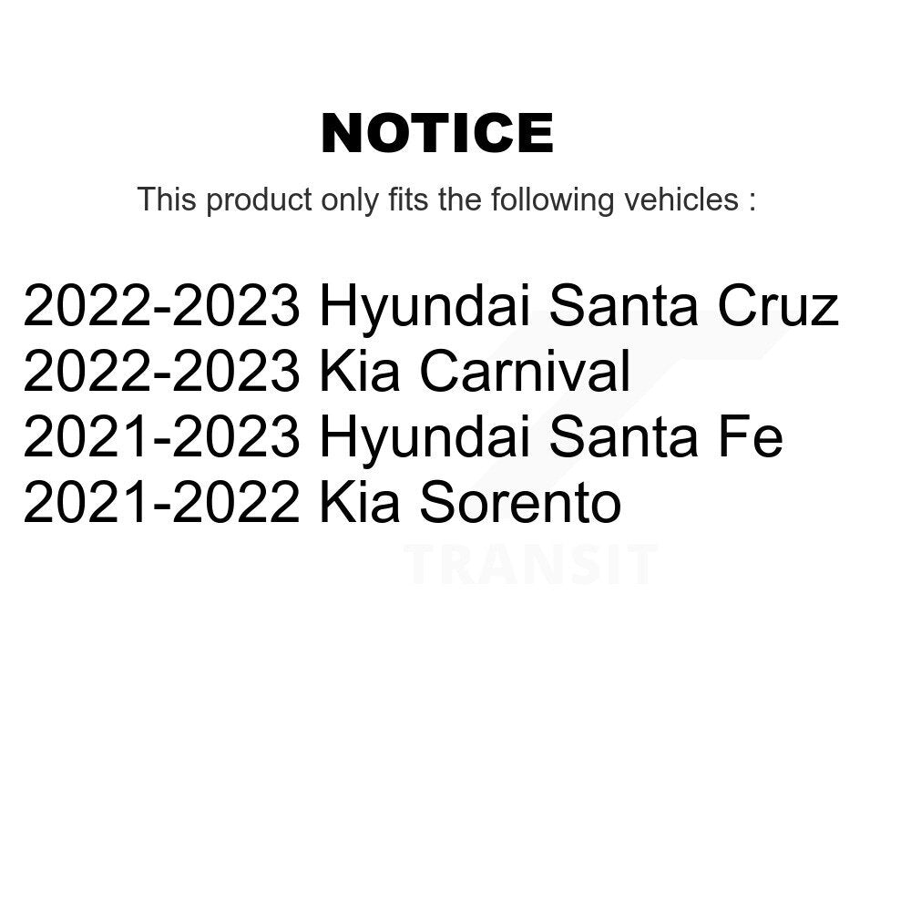 Plaquettes de frein à disque arrière en céramique, pour Hyundai Santa Fe Kia Sorento Carnival Cruz