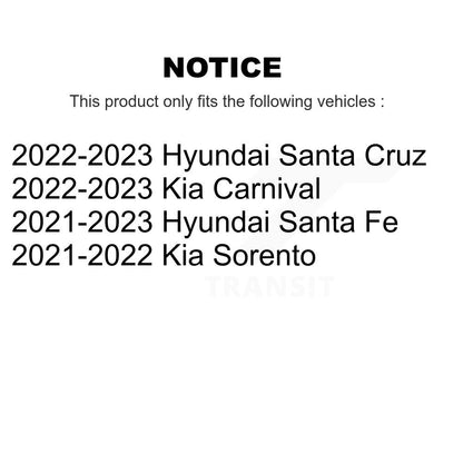 Plaquettes de frein à disque arrière en céramique, pour Hyundai Santa Fe Kia Sorento Carnival Cruz