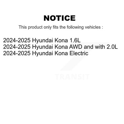 Plaquettes de frein à disque en céramique avant pour Hyundai Kona Electric NWF-PRC2523