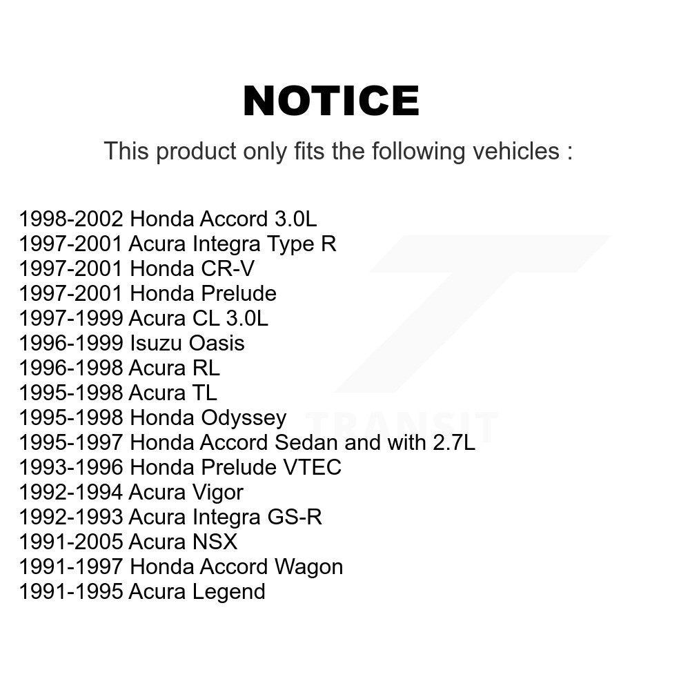 Plaquettes de frein à disque avant en céramique, pour Honda Accord CR-V Acura Prelude Integra NSX C
