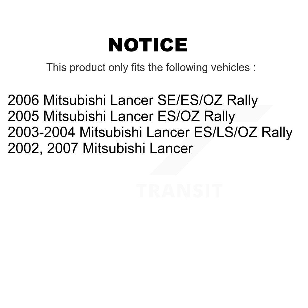 Plaquettes de frein à disque en céramique avant pour Mitsubishi Lancer NWF-PRC904