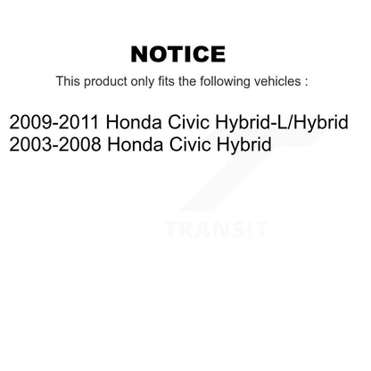 Plaquettes de frein à disque en céramique avant pour Honda Civic NWF-PRC948A