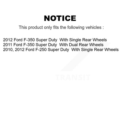 Plaquettes de frein à disque semi-métalliques avant, pour Ford F-350 Super Duty F-250 NWF-PRM1333