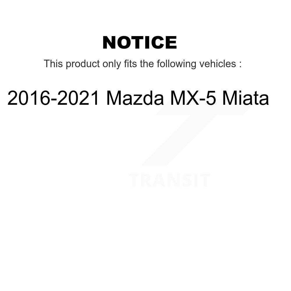 Plaquettes de frein à disque avant semi-métalliques pour Mazda MX-5 Miata 2016 – 2021 NWF-PRM1379B