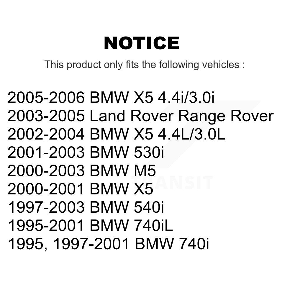 Plaquettes de frein à disque semi-métalliques avant, pour BMW X5 540i 530i M5 Land Rover Range