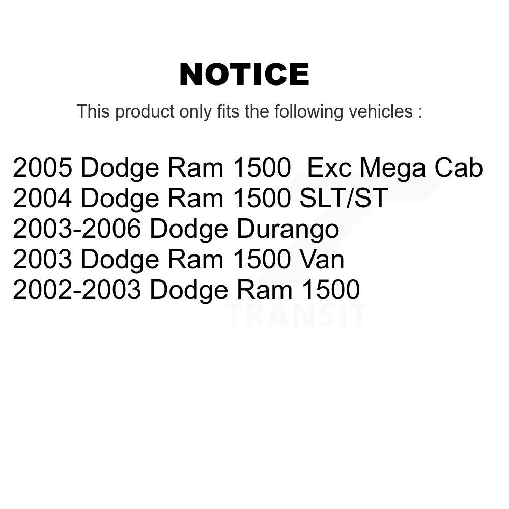 Plaquettes de frein à disque semi-métalliques avant, pour Dodge Ram 1500 Durango Van NWF-PRM702B