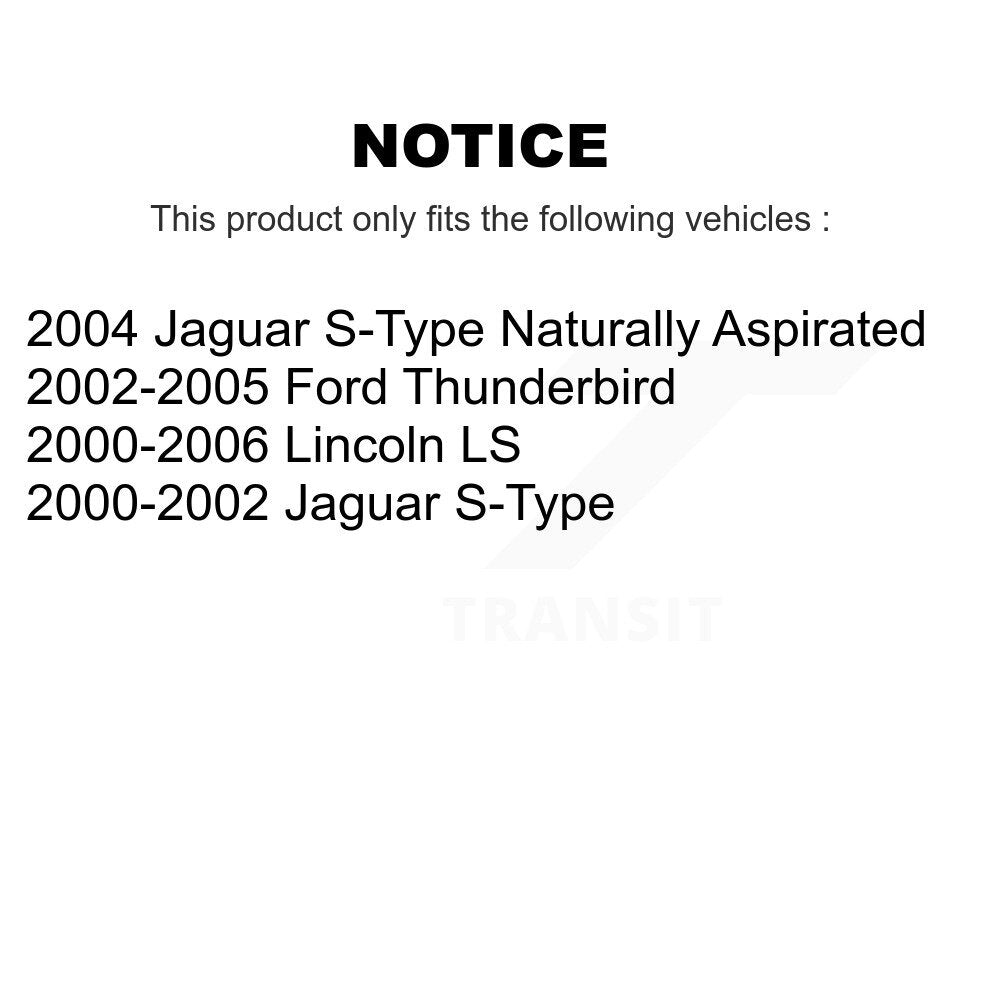 Plaquettes de frein à disque semi-métalliques avant, pour Ford Thunderbird Lincoln LS Jaguar