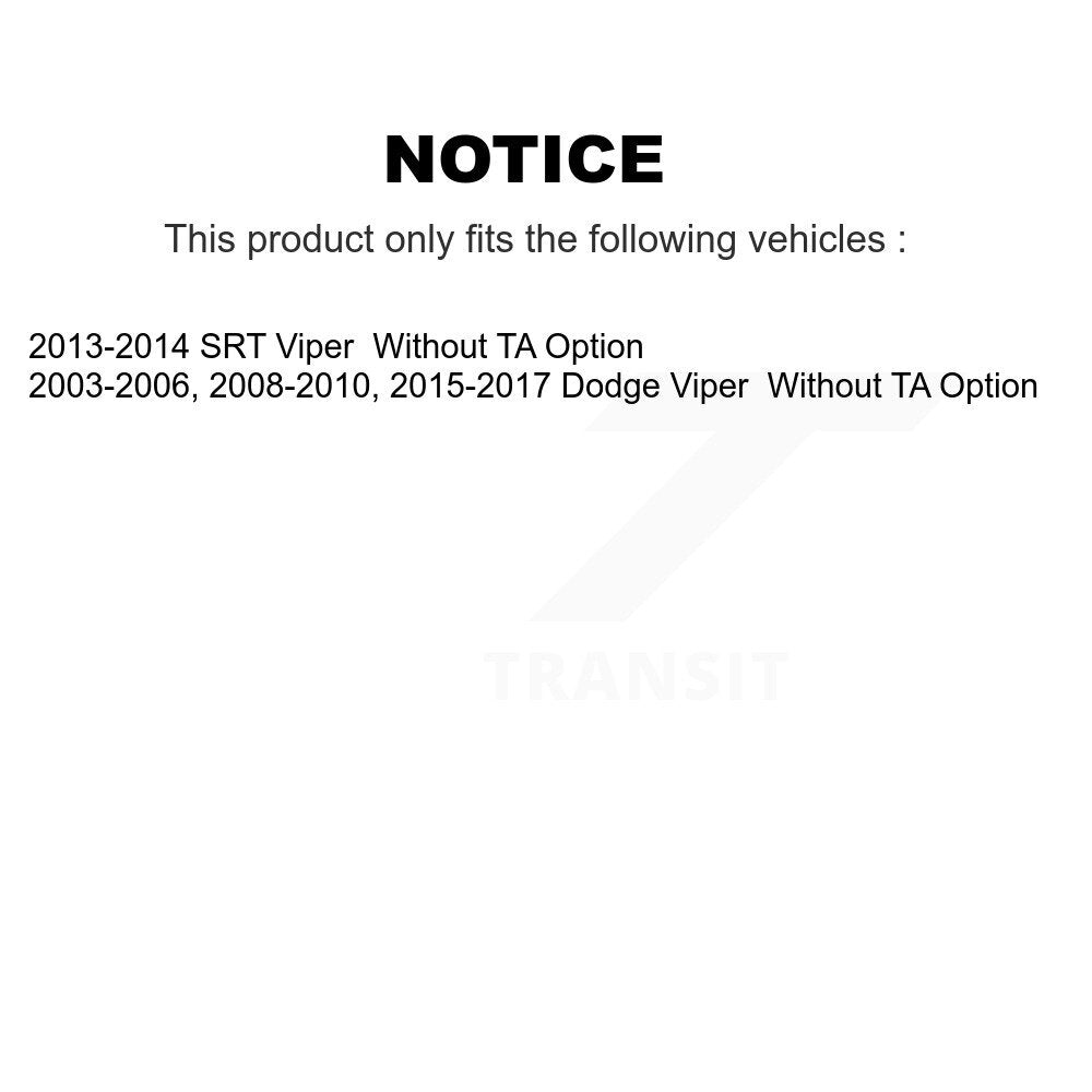 Plaquettes de frein à disque semi-métalliques pour Viper Dodge SRT Mercedes-Benz CL550 NWF-PRM96