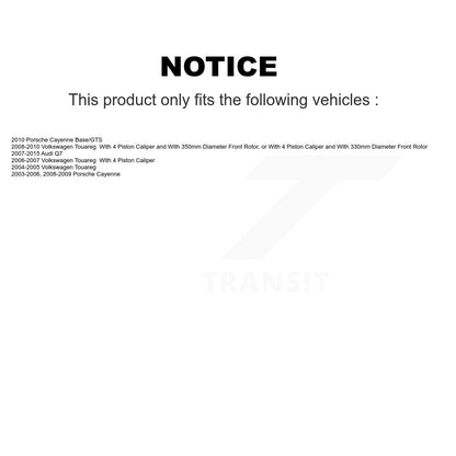 Plaquettes de frein à disque semi-métalliques arrière, pour Audi Q7 Porsche Cayenne Volkswagen
