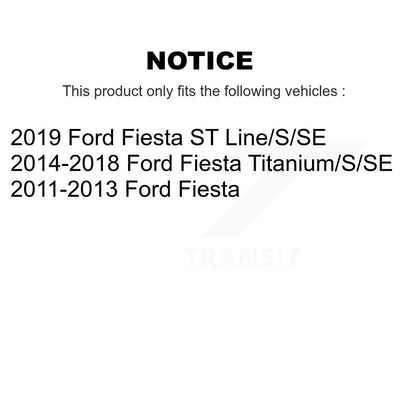 Plaquettes de frein à disque avant en céramique pour Ford Fiesta NWF-PTC1454