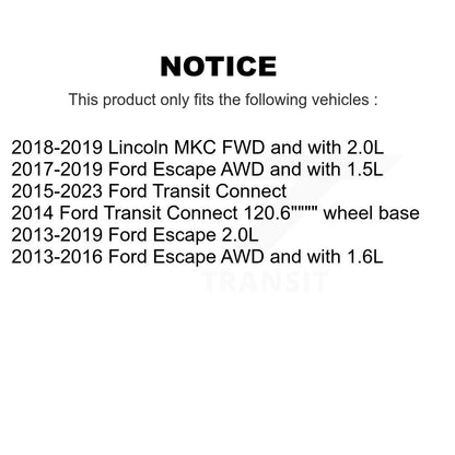 Plaquettes de frein à disque avant en céramique, pour Ford Escape Transit Connect Lincoln MKC