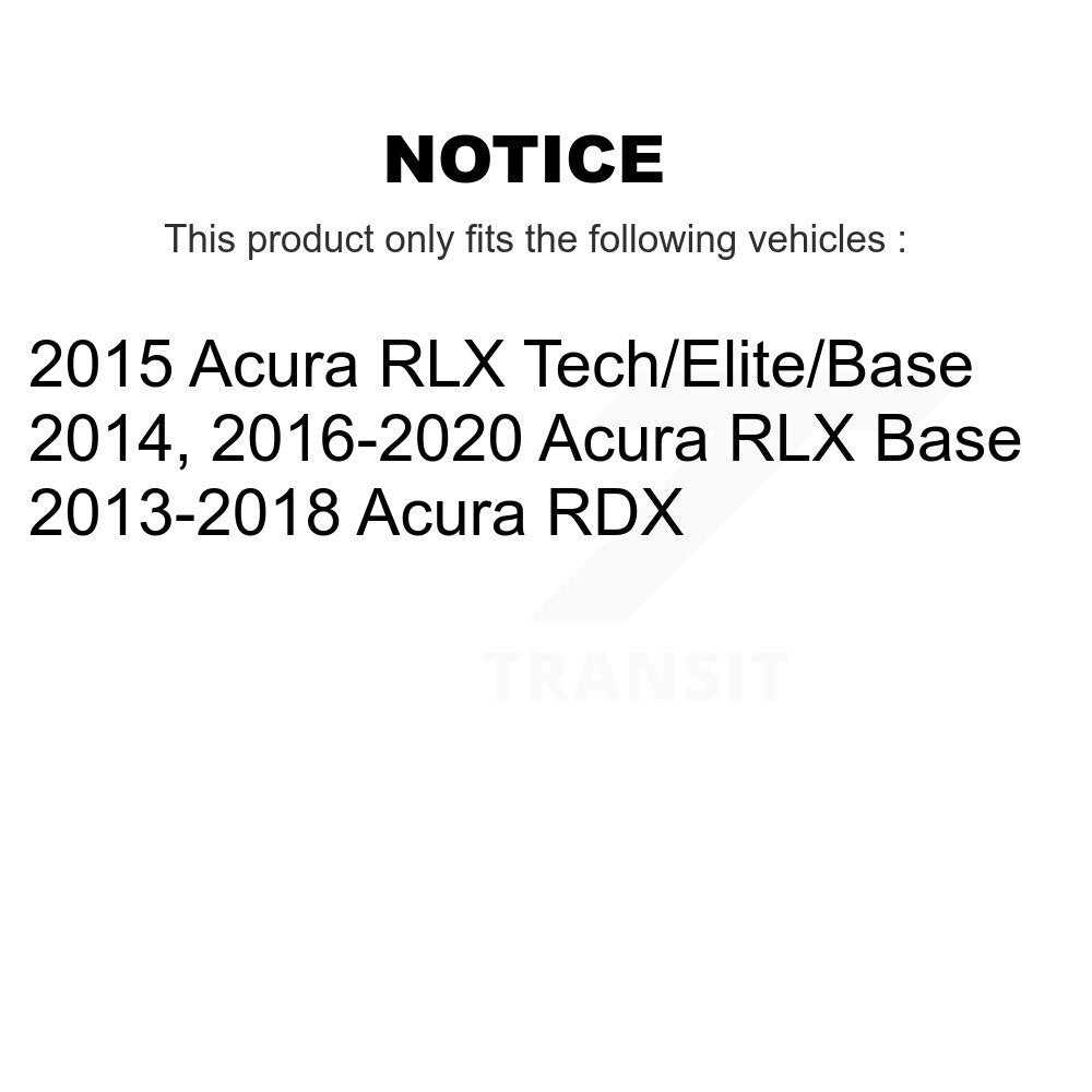 Plaquettes de frein à disque avant en céramique pour Acura RDX RLX NWF-PTC1697