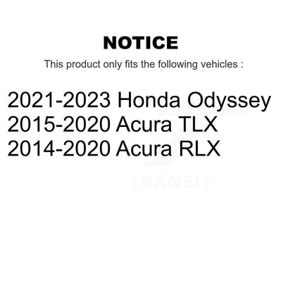 Plaquettes de frein à disque arrière en céramique, pour Acura TLX Honda Odyssey RLX NWF-PTC1698